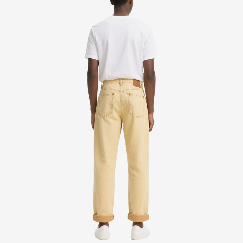 Men's Fashionable Straight Jeans Simple and Generous