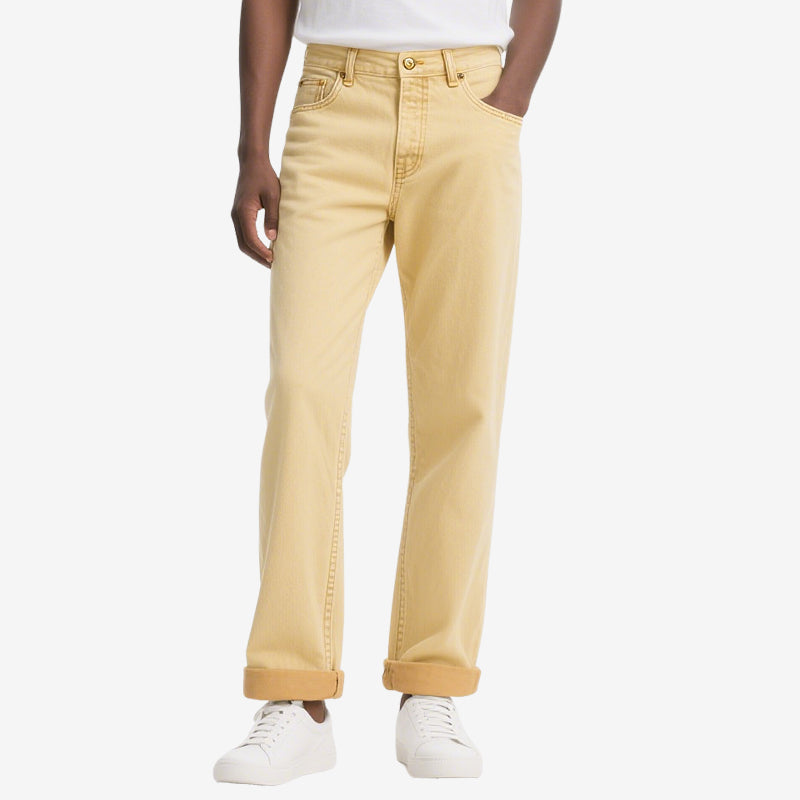 Men's Fashionable Straight Jeans Simple and Generous