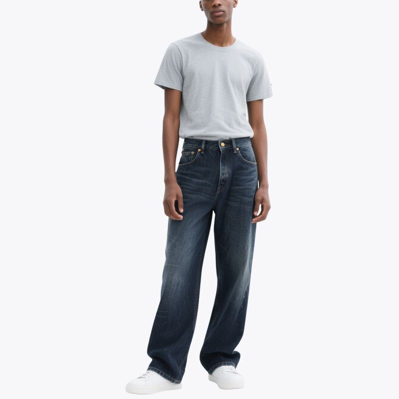 Men's Casual Straight Jeans Comfortable and Casual