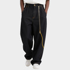 Men's Unique Design Jeans with Zipper Decoration