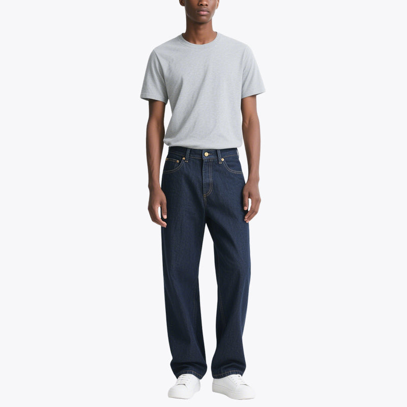 Stretch Comfortable Straight Jeans for Men in Spring and Autumn