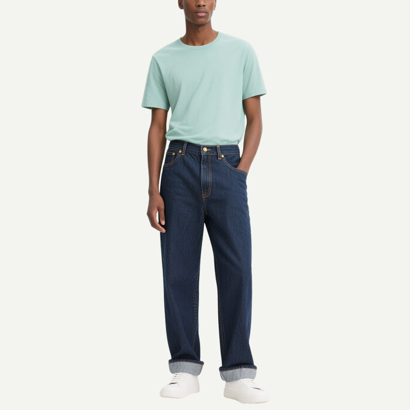 Men's Jeans Summer Thin Stretch Casual Pants
