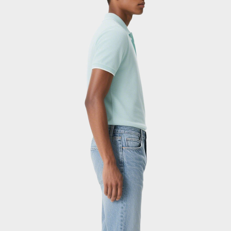 Mens Polo Casual Lapel Solid Color Polo Shirts