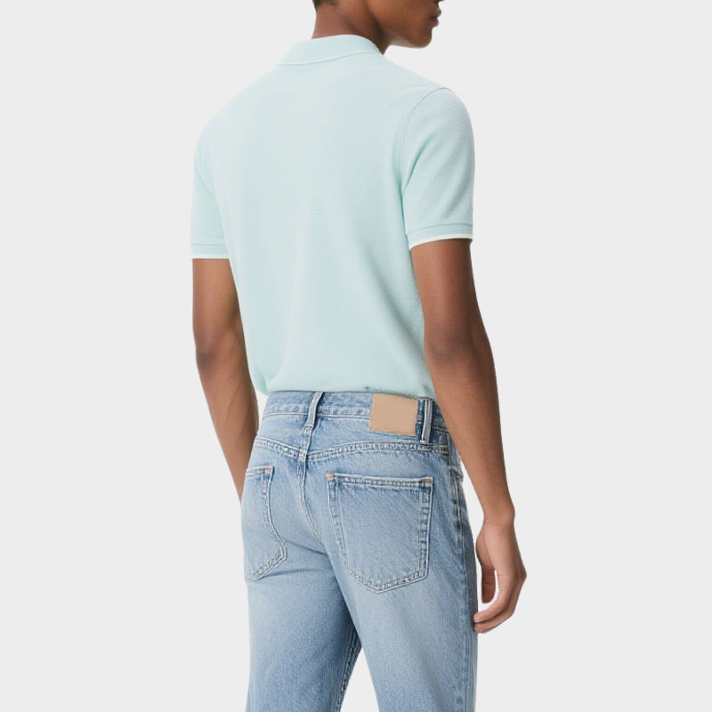 Mens Polo Casual Lapel Solid Color Polo Shirts