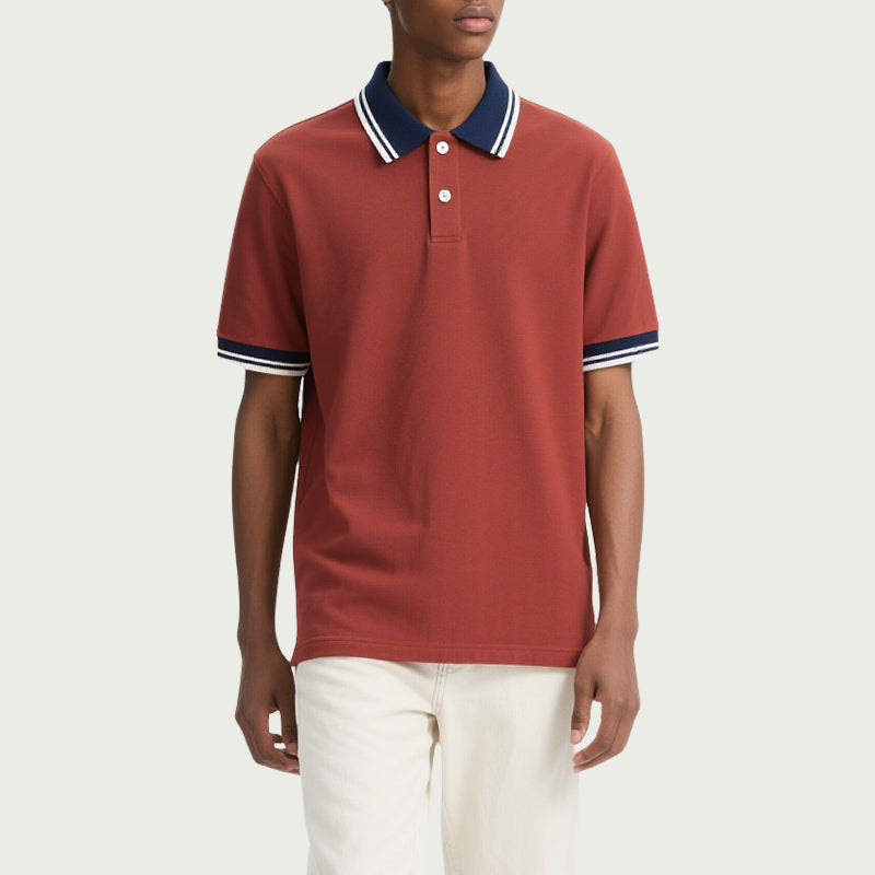 Men's Golf Polo Shirt Classic Polos Luxury Stylish Breathable