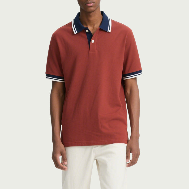 Men's Golf Polo Shirt Classic Polos Luxury Stylish Breathable