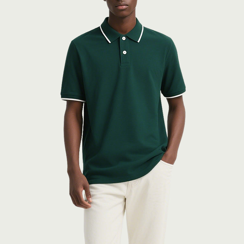 Fashion Golf Men's Polo Shirt Sporty Short Sleeve Polo Shirts