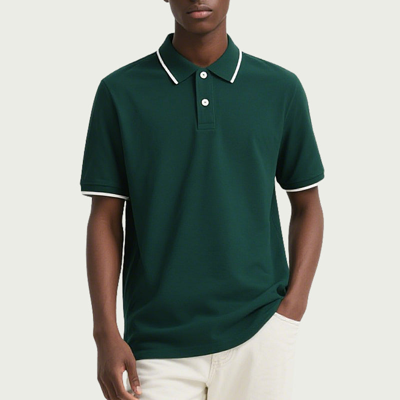 Fashion Golf Men's Polo Shirt Sporty Short Sleeve Polo Shirts