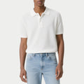 Men's Fashion Casual Knit T-Shirt Short Sleeve Polo Shirt