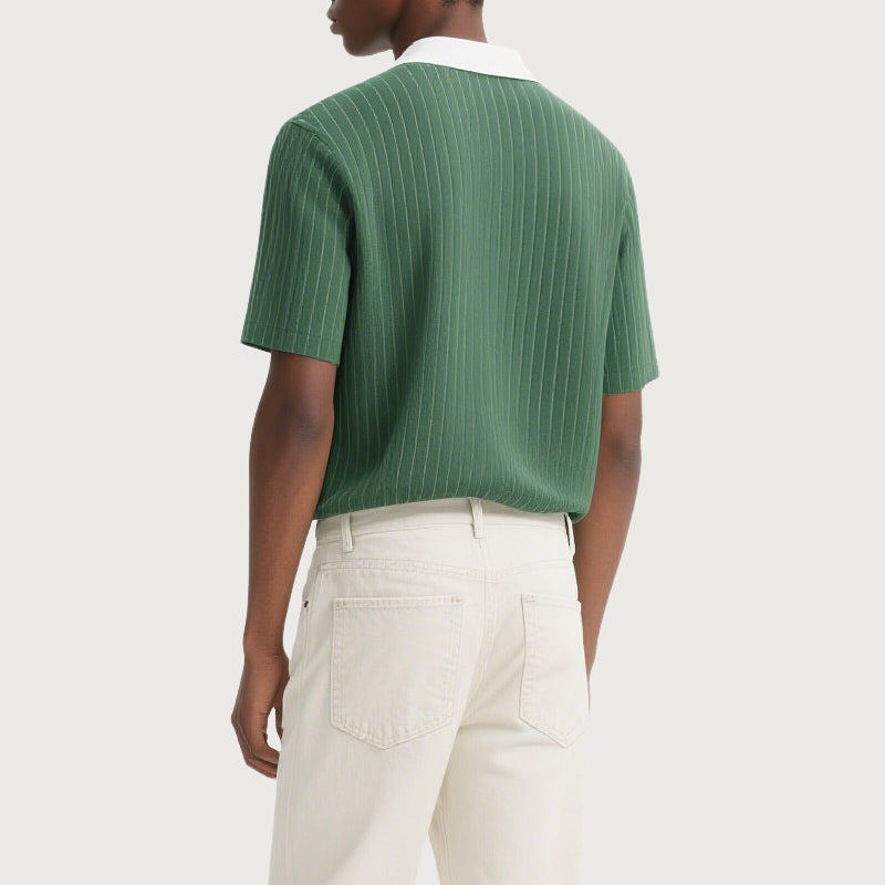 Men Polo Shirt Short Sleeves Lightweight Summer