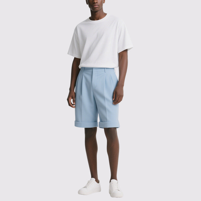 Men's Solid Color Casual Shorts Are Classic and Versatile