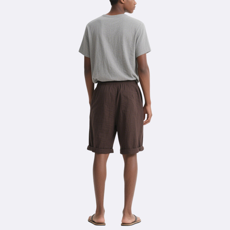 Men's Simple Shorts Men in Summer Breathable and Loose