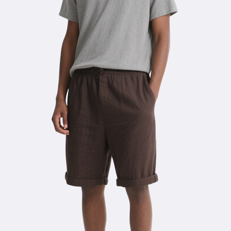 Men's Simple Shorts Men in Summer Breathable and Loose