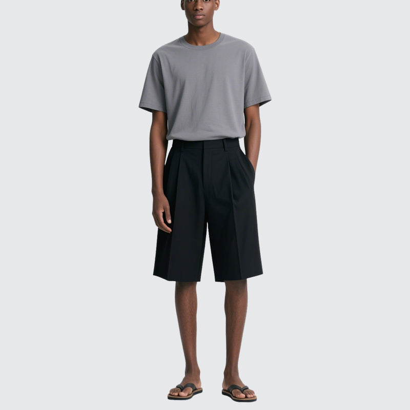 Men's Simple Design Commuting Vacation Shorts