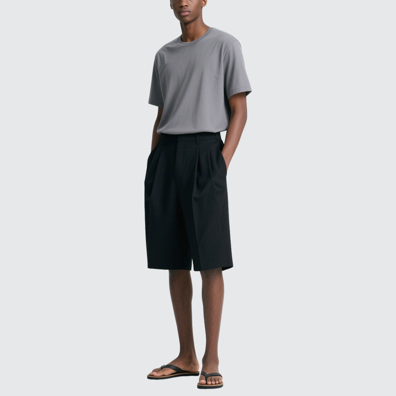 Men's Simple Design Commuting Vacation Shorts