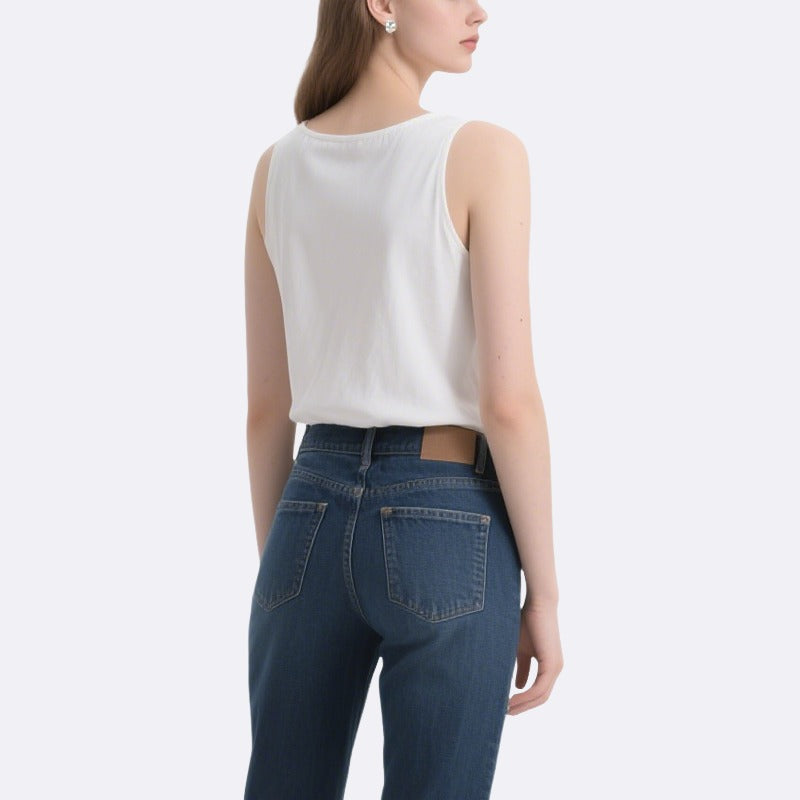 Elegant Lady Cross-Pleated V-Neck Ruffled Top