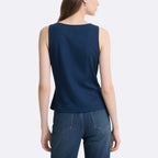 Elegant Lady Cross-Pleated V-Neck Ruffled Top