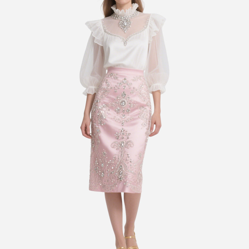 Fashionable And Retro Women's Matching Set For Going Out