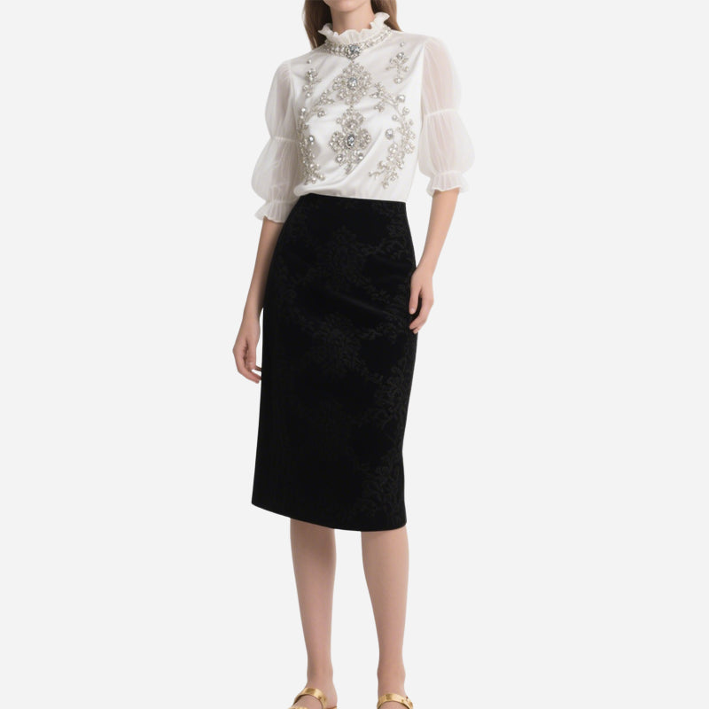 Elegant And Retro Women's Matching Set For Going Out