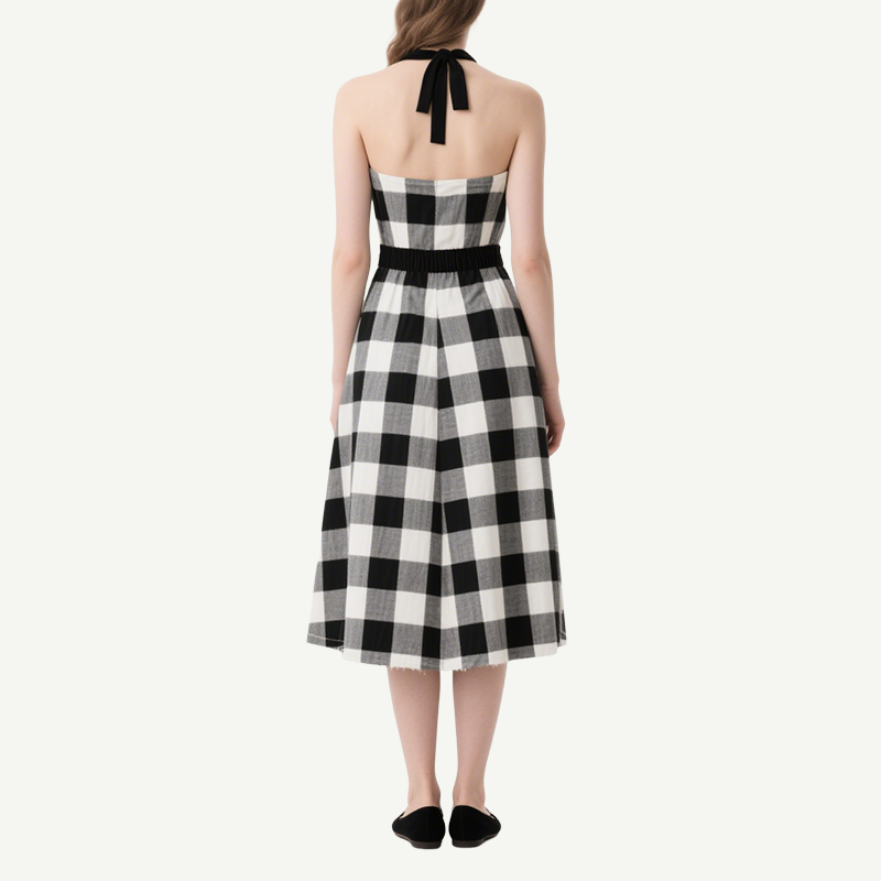 Elegant Commuting Mid-Length Dress