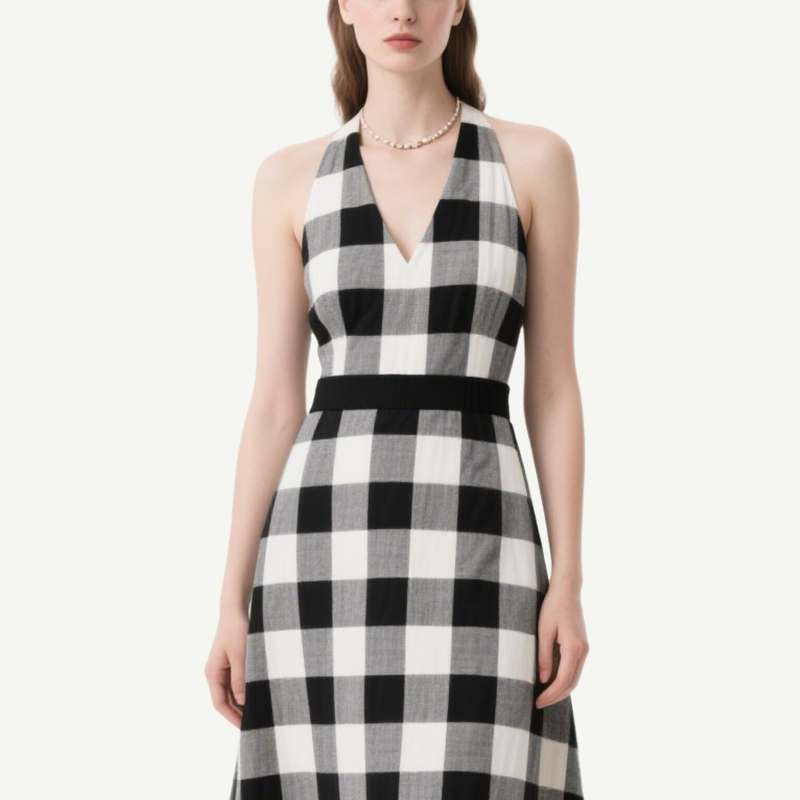 Elegant Commuting Mid-Length Dress