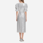 Women's Sequin Eye-Catching Mid-Length Dress