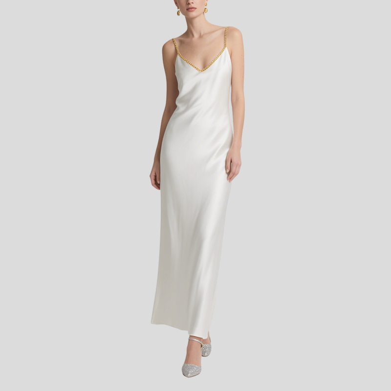 Women's Comfortable Suspender Mid-Length Dress