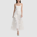 Flowing Mid-Length Skirt Dress for Women