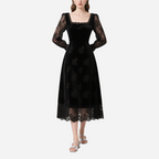 Elegant Temperament Mid-Length Dress for Women in Summer