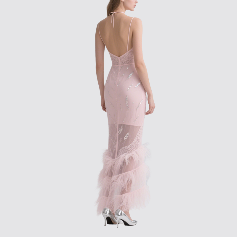 Sexy Off-Shoulder Slim Hip Mid-Length Dress