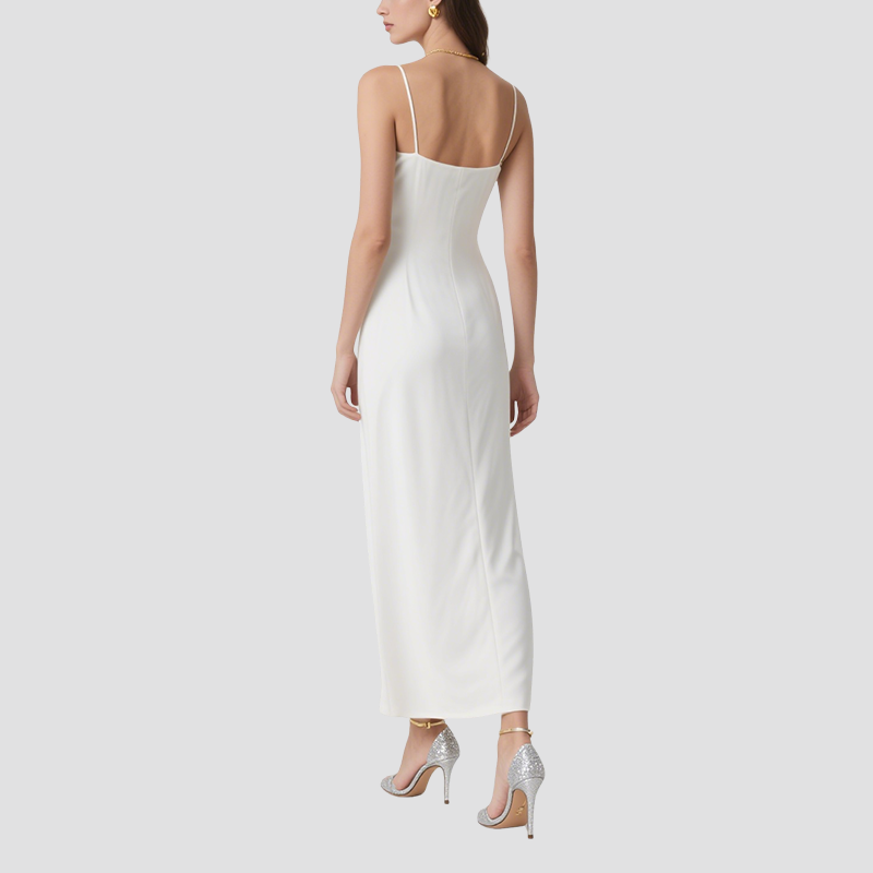 Spring and Summer Elegant Temperament Mid-Length Dress