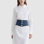 Mature Style Waist-Length Dress for Women Summer