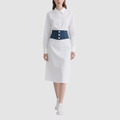 Mature Style Waist-Length Dress for Women Summer