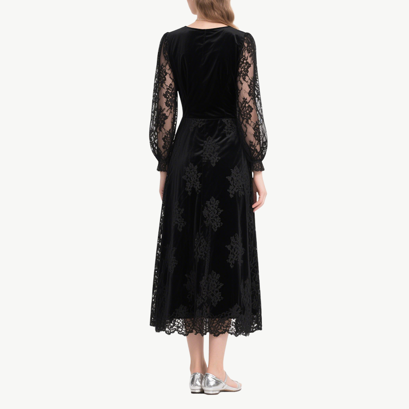 Mid-Length Dress for Women, Light Mature Style, Slim Temperament Long Skirt
