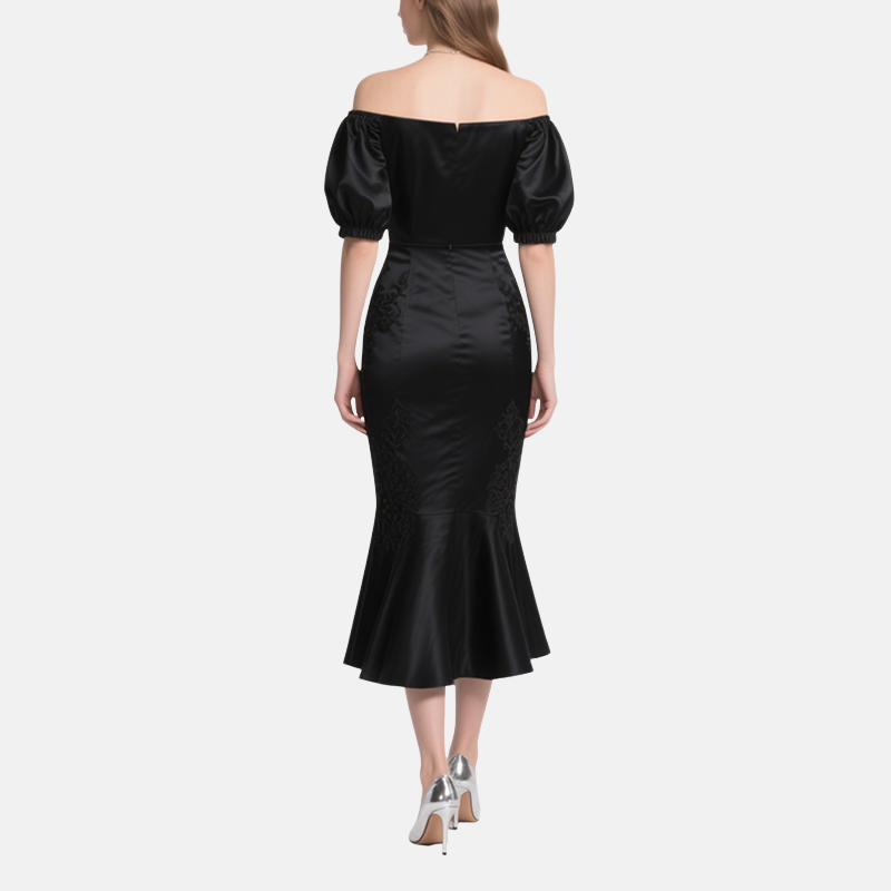 Mid-Length Dress for Women, Casual and Versatile One-Shoulder Skirt