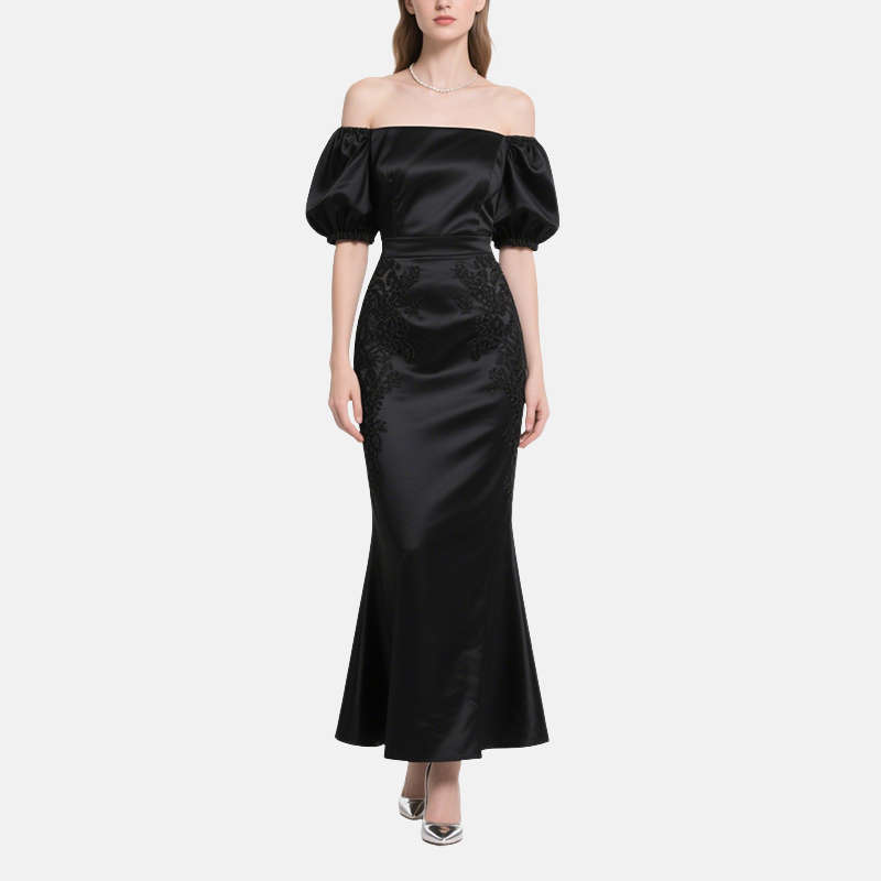 Mid-Length Dress for Women, Casual and Versatile One-Shoulder Skirt