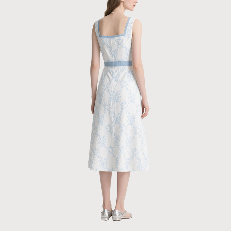 Elegant Commuting Mid-Length Dress for Women
