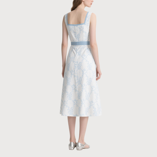 Elegant Commuting Mid-Length Dress for Women