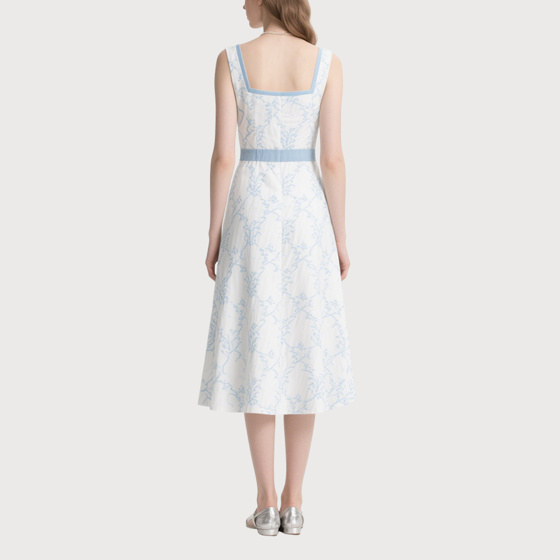 Elegant Commuting Mid-Length Dress for Women