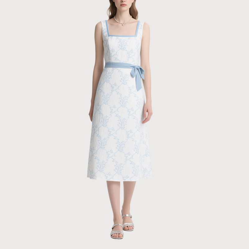 Elegant Commuting Mid-Length Dress for Women