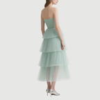 Mid-Length Dress for Women in Summer, Sleeveless A-Line Skirt