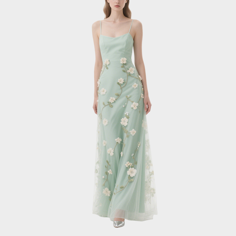 Suspender Dress for Women Mid-Length Dress