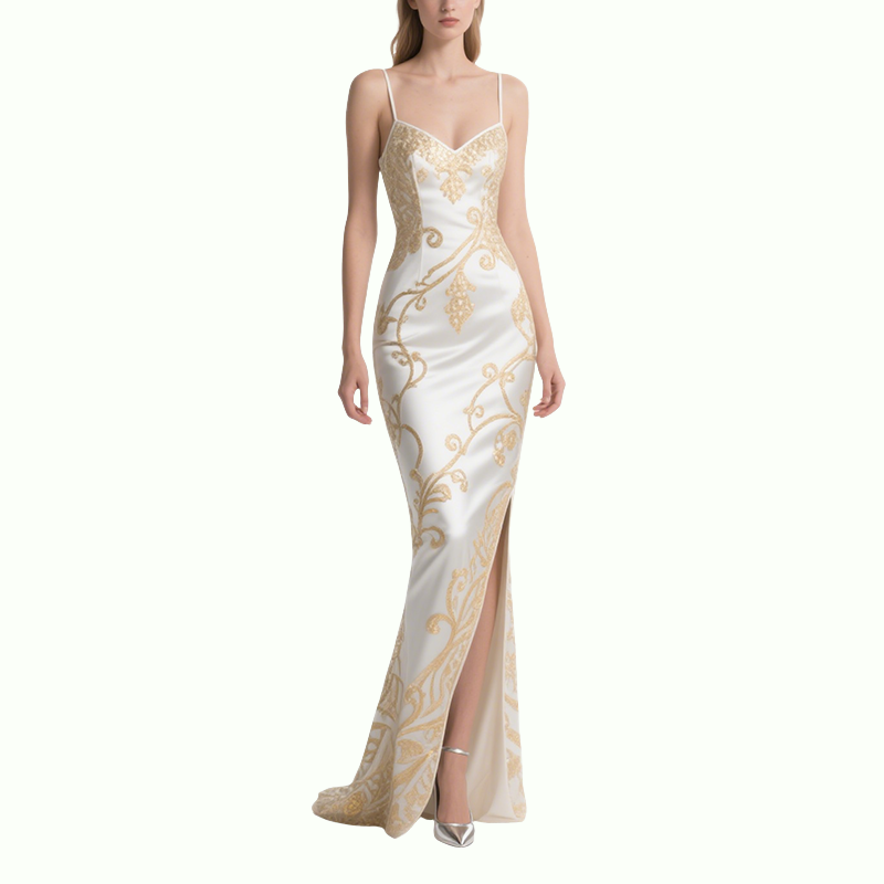 Elegant Mid-Length Slim Dress for Women in Summer
