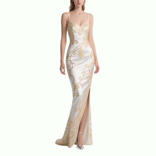 Elegant Mid-Length Slim Dress for Women in Summer
