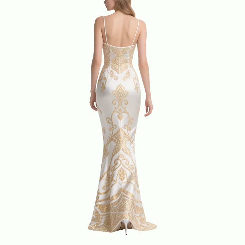Elegant Mid-Length Slim Dress for Women in Summer