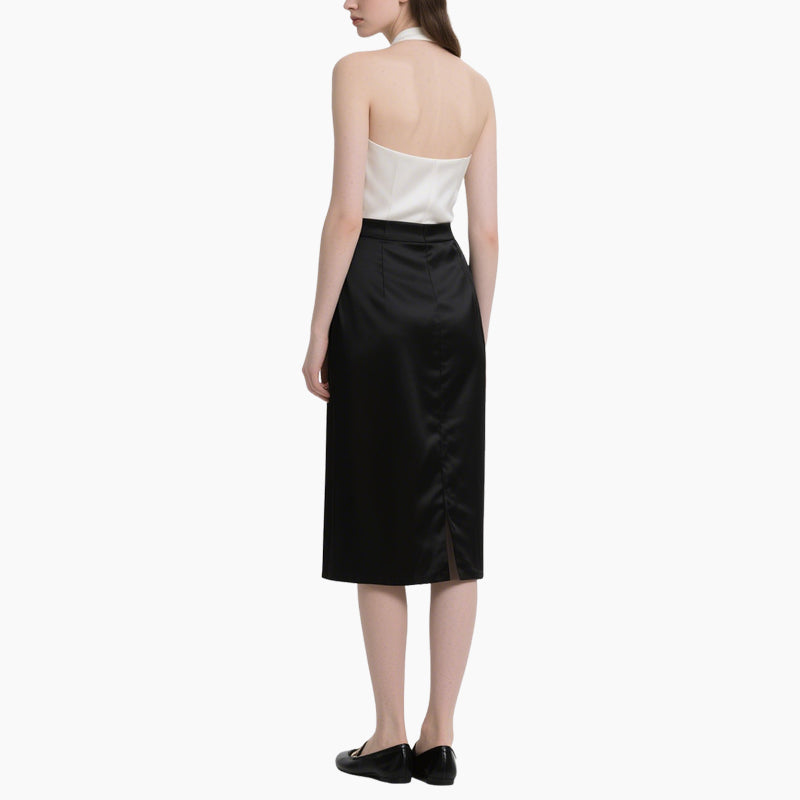 Elegant Women's Off-Shoulder Top & Skirt Set Chic Two-Piece Outfit