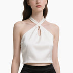 Elegant Women's Off-Shoulder Top & Skirt Set Chic Two-Piece Outfit