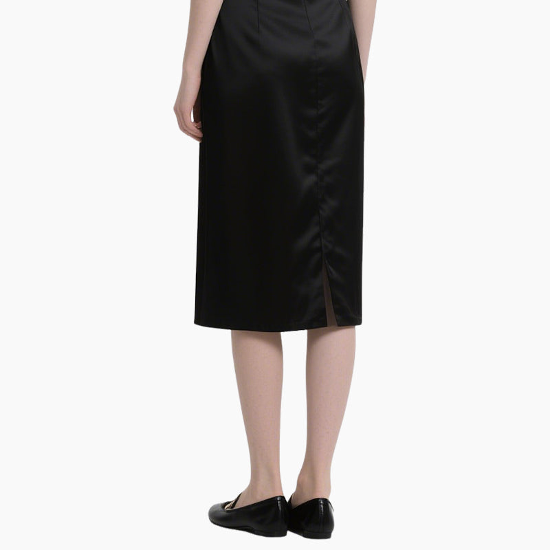 Elegant Women's Off-Shoulder Top & Skirt Set Chic Two-Piece Outfit