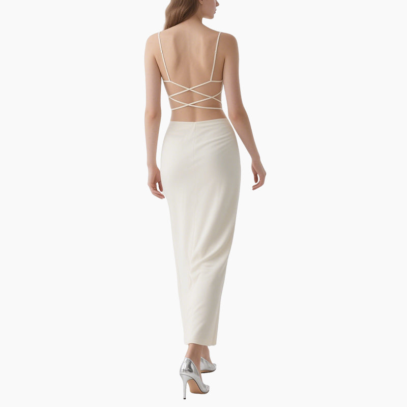 Elegant Women's 2-Piece Set Sleeveless Cami Top & Pencil Skirt