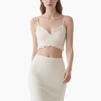 Elegant Women's 2-Piece Set Sleeveless Cami Top & Pencil Skirt